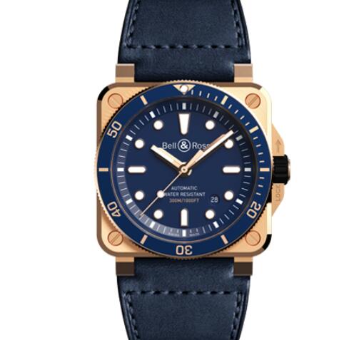 Replica Replica Bell and Ross br0392 Watch BR 03 92 DIVER BRONZE BLUE BR0392 D LU BRSCA Best Buy Cheap Price Replica Watch