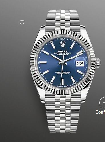 Replica Rolex Datejust 41 White Rolesor combination of Oystersteel and 18 ct white gold Copy Watch 126334 0002 Best Buy Cheap Price Replica Watch