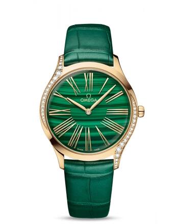 Replica Omega De Ville Tresor 36 Moonshine Gold Malachite Replica Watch 42858366099001 Best Buy Cheap Price Replica Watch