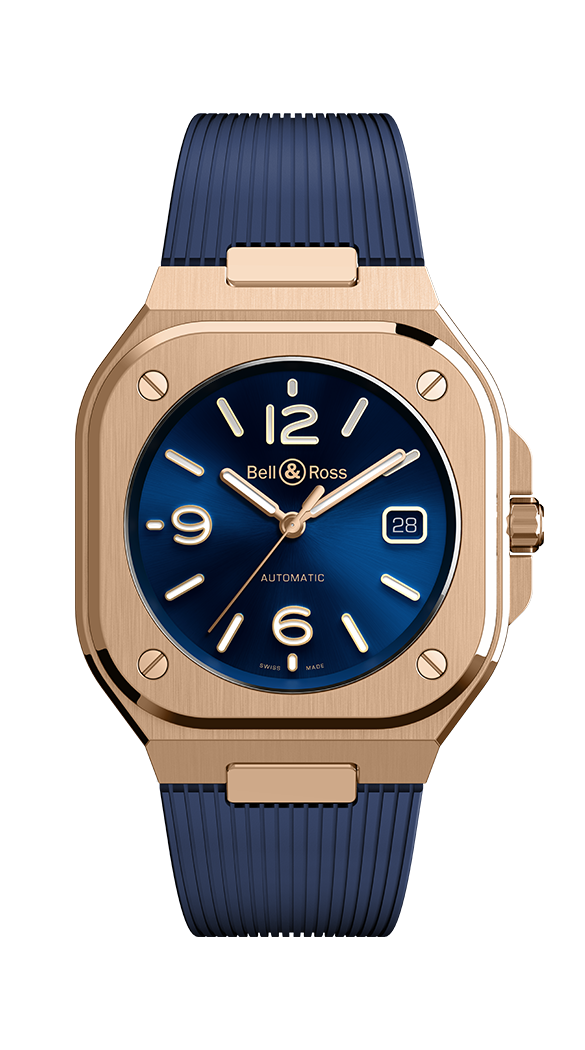 Replica Bell and Ross BR 05 BLUE GOLD Replica Watch BR05A BLU PGSRB Best Buy Cheap Price Replica Watch