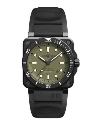 Replica Replica Bell and Ross Watch BR 03 92 DIVER MILITARY BR0392 D KA CESRB Best Buy Cheap Price Replica Watch