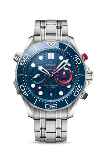 Replica Omega Seamaster Diver 300M Master Co Axial 44 Chronograph Americas Cup Replica Watch 21030445103002 Best Buy Cheap Price Replica Watch