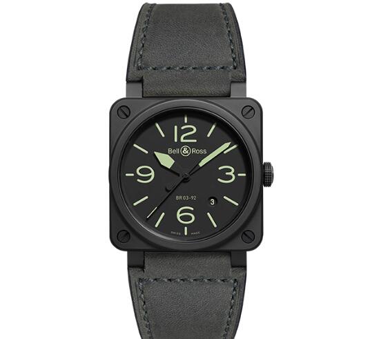 Replica Replica Bell and Ross br0392 Watch BR 03 92 NIGHTLUM BR0392 BL3 CESCA Best Buy Cheap Price Replica Watch