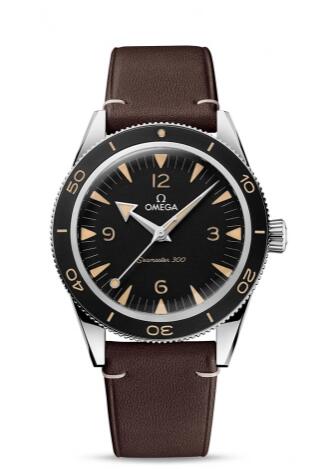 Replica Omega Seamaster 300 Master Chronometer Stainless Steel Black Strap Replica Watch 23432412101001 Best Buy Cheap Price Replica Watch