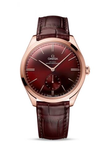 Replica Omega De Ville Tresor Master Chronometer Small Seconds Sedna Gold Red Replica Watch 43553402111002 Best Buy Cheap Price Replica Watch