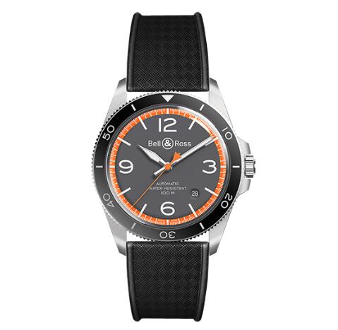 Replica Replica Bell and Ross brv292 Watch BR V2 92 GARDE C?TES black rubber Best Buy Cheap Price Replica Watch