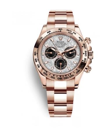Replica Rolex Cosmograph Daytona Rose Gold Cerachrom Meteorite Replica Watch 116505 0014 Best Buy Cheap Price Replica Watch