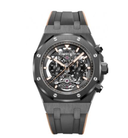 Replica Replica Audemars Piguet Royal Oak Tourbillon Chronograph Openworked Ceramic Pink Gold Watch 26343CEOOD002CA04 Best Buy Cheap Price Replica Watch