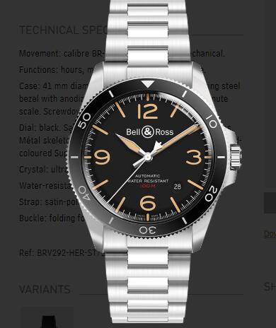 Replica Replica Bell and Ross brv292 Watch BR V2 92 STEEL HERITAGE BRV292 HER STSST Best Buy Cheap Price Replica Watch