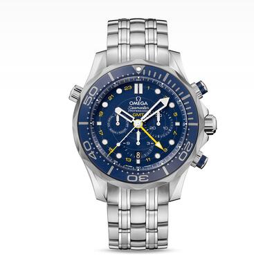 Replica Omega Seamaster Diver 300M Co Axial GMT Chronograph 44 mm Replica Watch 21230445203001 Best Buy Cheap Price Replica Watch