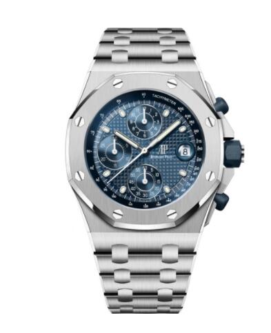 Replica Audemars Piguet Royal Oak Offshore Stainless Steel Blue Bracelet Replica Watch 26238STOO2000ST01 Best Buy Cheap Price Replica Watch