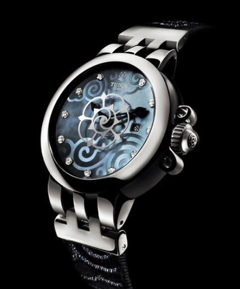Replica Replica Tudor women watch Clair de Rose 35400 Steel Diamonds Fabric Strap Best Buy Cheap Price Replica Watch