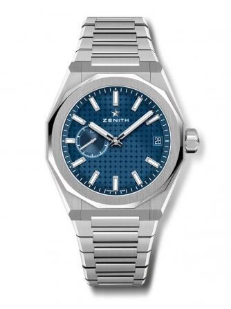 Replica Zenith Defy Skyline Stainless Steel Blue Replica Watch 039300362051I001 Best Buy Cheap Price Replica Watch