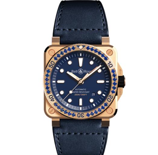 Replica Replica Bell and Ross br0392 Watch BR 03 92 DIVER BLUE BRONZE SAPPHIRE BEZEL BR0392 D BU BR LGS Best Buy Cheap Price Replica Watch