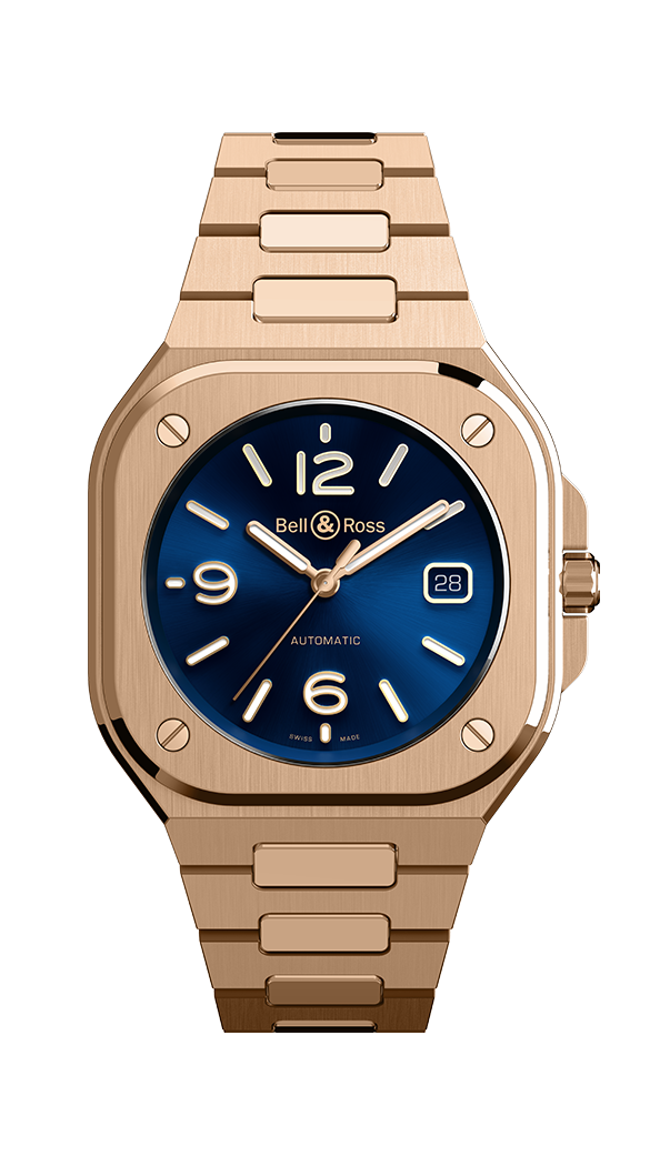 Replica Bell and Ross BR 05 BLUE GOLD Replica Watch BR05A BLU PGSPG Best Buy Cheap Price Replica Watch