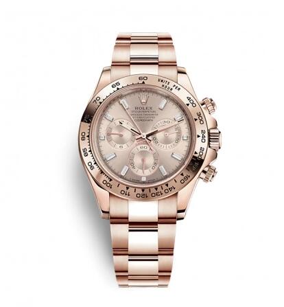 Replica Rolex Cosmograph Daytona Everose Pink Baguette Replica Watch 116505 0017 Best Buy Cheap Price Replica Watch