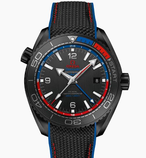 Replica Replica Watch Omega Seamaster PLANET OCEAN 600M OMEGA CO?AXIAL MASTER CHRONOMETER GMT 455 MM ETNZ Deep Black 21592462201004 Best Buy Cheap Price Replica Watch