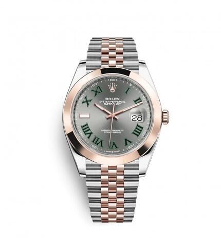 Replica Rolex Datejust 41 Rolesor Everose Smooth Jubilee Slate Roman Replica Watch 126301 0016 Best Buy Cheap Price Replica Watch