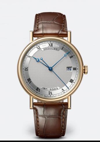 Replica Breguet Classique 5177 Yellow Gold Silver Replica Watch 5177BA159V6 Best Buy Cheap Price Replica Watch
