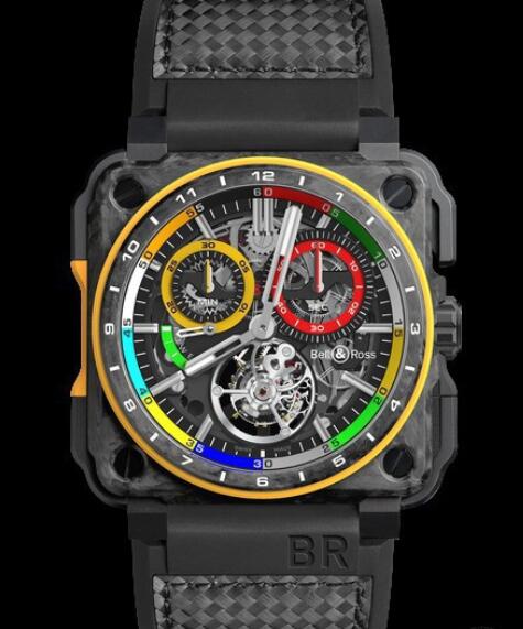 Replica BellRoss INSTRUMENTS Replica Watch BR X1 Tourbillon RS17 BRX1 CHTB RS17 Carbone forge and ceramic Rubber and carbon fibre strap Best Buy Cheap Price Replica Watch