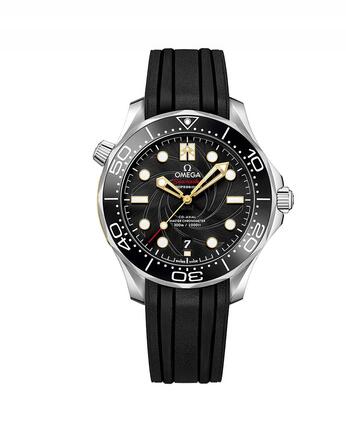 Replica Omega Seamaster Diver 300M Omega Co Axial Master Chronometer James Bond Limited Edition 
