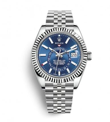 Replica Rolex Sky Dweller Stainless Steel White Gold Blue Jubilee Replica Watch 326934 0004 Best Buy Cheap Price Replica Watch