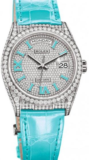 Replica Rolex Day Date Day Date 36mm White Gold 128159rbr 0002 Copy Watch Best Buy Cheap Price Replica Watch