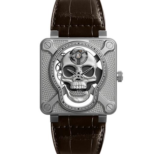 Replica Replica Bell and Ross br01 Watch BR 01 LAUGHING SKULL BR01 SKULL SK ST Best Buy Cheap Price Replica Watch