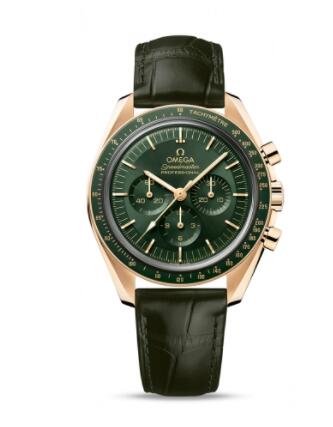 Replica Replica Omega Speedmaster Professional Moonwatch 3861 Moonshine Gold Green 31063425010001 Watch Best Buy Cheap Price Replica Watch