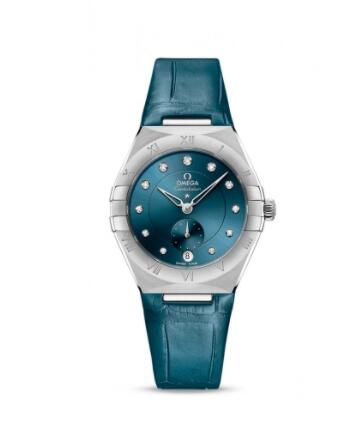 Replica Omega Constellation Master Chronometer Small Seconds 34 Stainless Steel Blue Diamond Replica Watch 13113342053001 Best Buy Cheap Price Replica Watch