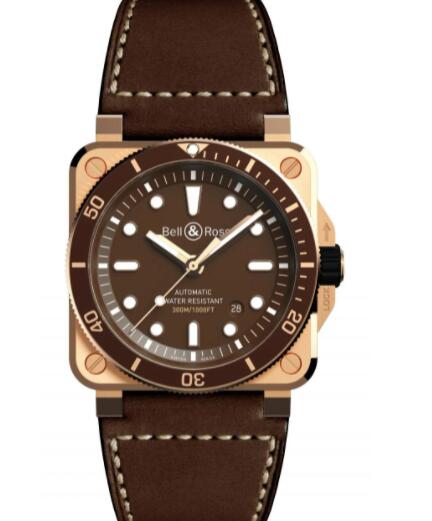 Replica 2022 Bell and Ross BR 03 92 Diver Brown Bronze Replica Watch BR0392 D BR BRSCA Best Buy Cheap Price Replica Watch