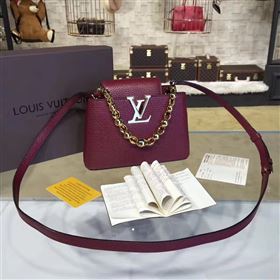 Replica Louis Vuitton LV Capucines Mini Chain Handbag Real Leather Shoulder Bag Wine M42935 6987 [LV1662] 38900 : Purse Valley,Designer Replica Handbags,Premium Replica Handbags at PurseValley