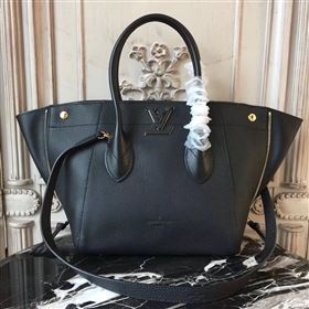 Replica M54843 LV Louis Vuitton Freedom Tote Bag Zipper Real leather Handbag Black 6728 [LV1403] 39900 : Purse Valley,Designer Replica Handbags,Premium Replica Handbags at PurseValley