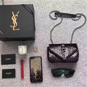 Replica YSL small clutch black shoulder bag 4820 [YSL119a] 22500 : Purse Valley,Designer Replica Handbags,Premium Replica Handbags at PurseValley