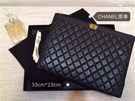 Replica Chanel A82254 lambskin large clutch handbag black bag 6037 [chanel447a] 22500 : Purse Valley,Designer Replica Handbags,Premium Replica Handbags at PurseValley