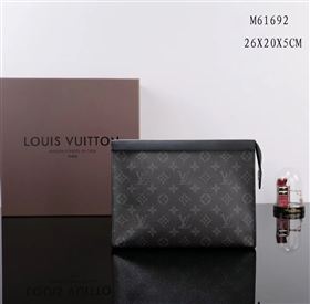 Replica Men LV Louis Vuitton M61692 Pochette Voyage Clutch Bag Monogram Handbag Gray [LV1200] 14900 : Purse Valley,Designer Replica Handbags,Premium Replica Handbags at PurseValley