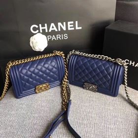 Replica Boy Chanel Flap Shoulder Bag Sheepskin Leather A67085 Blue [A67085 20171116] 27900 : Purse Valley,Designer Replica Handbags,Premium Replica Handbags at PurseValley