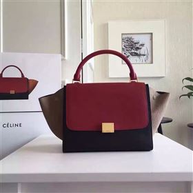 Replica Celine tri colors wine Trapeze black bag 4482 [celine15a] 50500 : Purse Valley,Designer Replica Handbags,Premium Replica Handbags at PurseValley