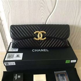Replica Chanel A94344 deerskin large black handbag clutch bag 6015 [chanel425a] 29500 : Purse Valley,Designer Replica Handbags,Premium Replica Handbags at PurseValley