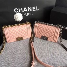 Replica Boy Chanel Flap Shoulder Bag Sheepskin Leather A67085 Pink [A67085 20171116] 27900 : Purse Valley,Designer Replica Handbags,Premium Replica Handbags at PurseValley