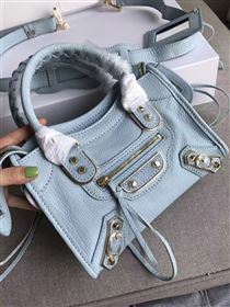 Replica Balenciaga city mini goatskin blue light bag 4403 [balenciaga41a] 26500 : Purse Valley,Designer Replica Handbags,Premium Replica Handbags at PurseValley
