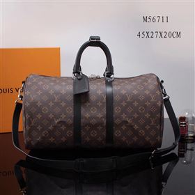 Replica LV Louis Vuitton M56711 Monogram Keepall 45 Travelling Bag Handbag Black [LV1124] 29900 : Purse Valley,Designer Replica Handbags,Premium Replica Handbags at PurseValley