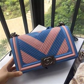 Replica Chanel A67086 lambskin V le boy handbag pink bag 6059 [chanel469a] 36000 : Purse Valley,Designer Replica Handbags,Premium Replica Handbags at PurseValley