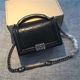 Replica Chanel A94804 calfskin black chain le handbag boy bag 6147 [chanel557a] 39500 : Purse Valley,Designer Replica Handbags,Premium Replica Handbags at PurseValley