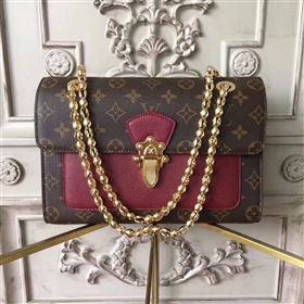 Replica LV Louis Vuitton Victoire Chain Handbag Monogram Leather Shoulder Bag Maroon M41732 6804 [LV1479] 33900 : Purse Valley,Designer Replica Handbags,Premium Replica Handbags at PurseValley