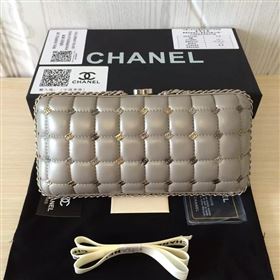 Replica Chanel A94433 lambskin evening clutch handbag gray bag 6102 [chanel512a] 29500 : Purse Valley,Designer Replica Handbags,Premium Replica Handbags at PurseValley