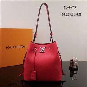 Replica LV Louis Vuitton Lockme Bucket Bag M54679 Leather Handbag Red [LV1100] 38900 : Purse Valley,Designer Replica Handbags,Premium Replica Handbags at PurseValley