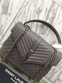 Replica YSL new large College gray tote bag 4781 [YSL80a] 24000 : Purse Valley,Designer Replica Handbags,Premium Replica Handbags at PurseValley