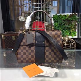 Replica N64416 LV Louis Vuitton Damier Bond Street Bag Real Leather Handbag Black 6702 [LV1377] 29900 : Purse Valley,Designer Replica Handbags,Premium Replica Handbags at PurseValley