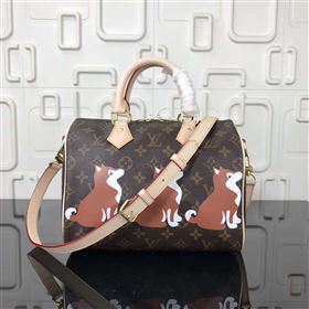 Replica replica LV Louis Vuitton Speedy 25 Handbag Monogram Dog Limited Bag M41113 Brown [LV1732] 32900 : Purse Valley,Designer Replica Handbags,Premium Replica Handbags at PurseValley